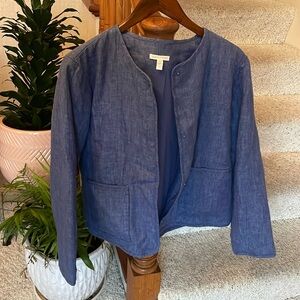 Eileen Fisher Organic Linen Jacket
